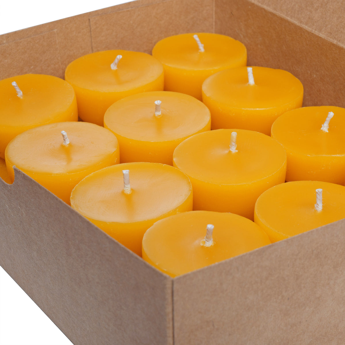 🐝 100% Beeswax Tealight Candles BULK USA Honey Tea Lights Bees Wax /  Emergency