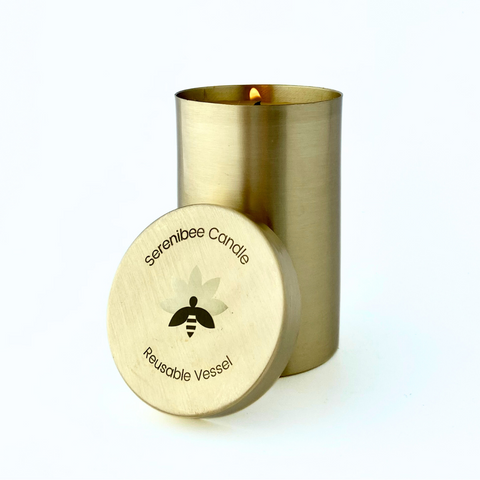 Serenibee 100% Pure Beeswax Container Candles