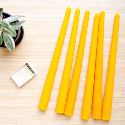 Serenibee 100% Pure Beeswax Candlesticks and Tapers