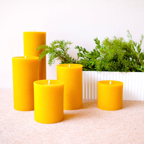 Serenibee Pillar Candles