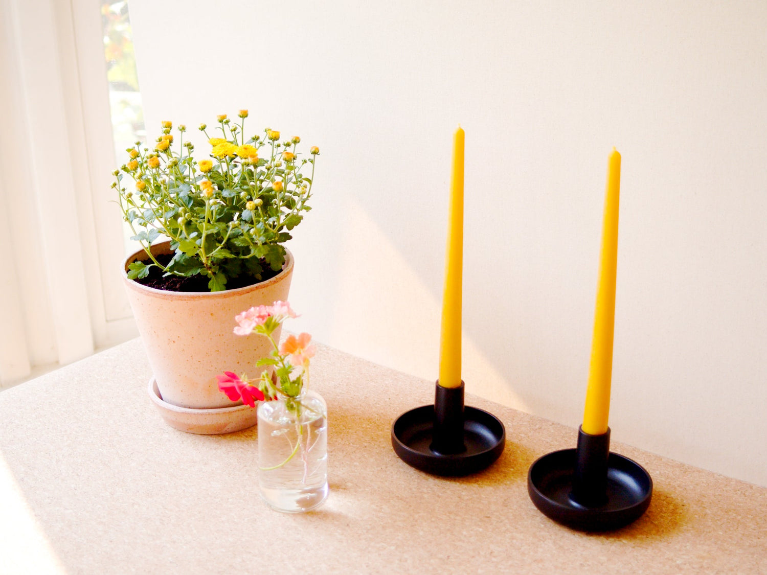 Pure Beeswax Taper Candles