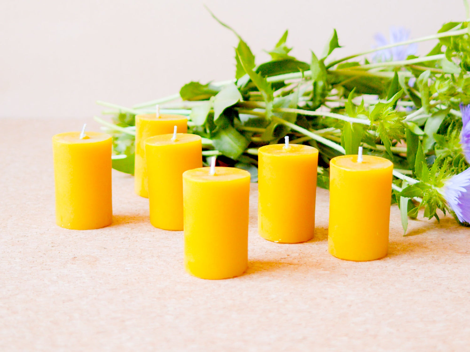 Pure Beeswax Votive Candles