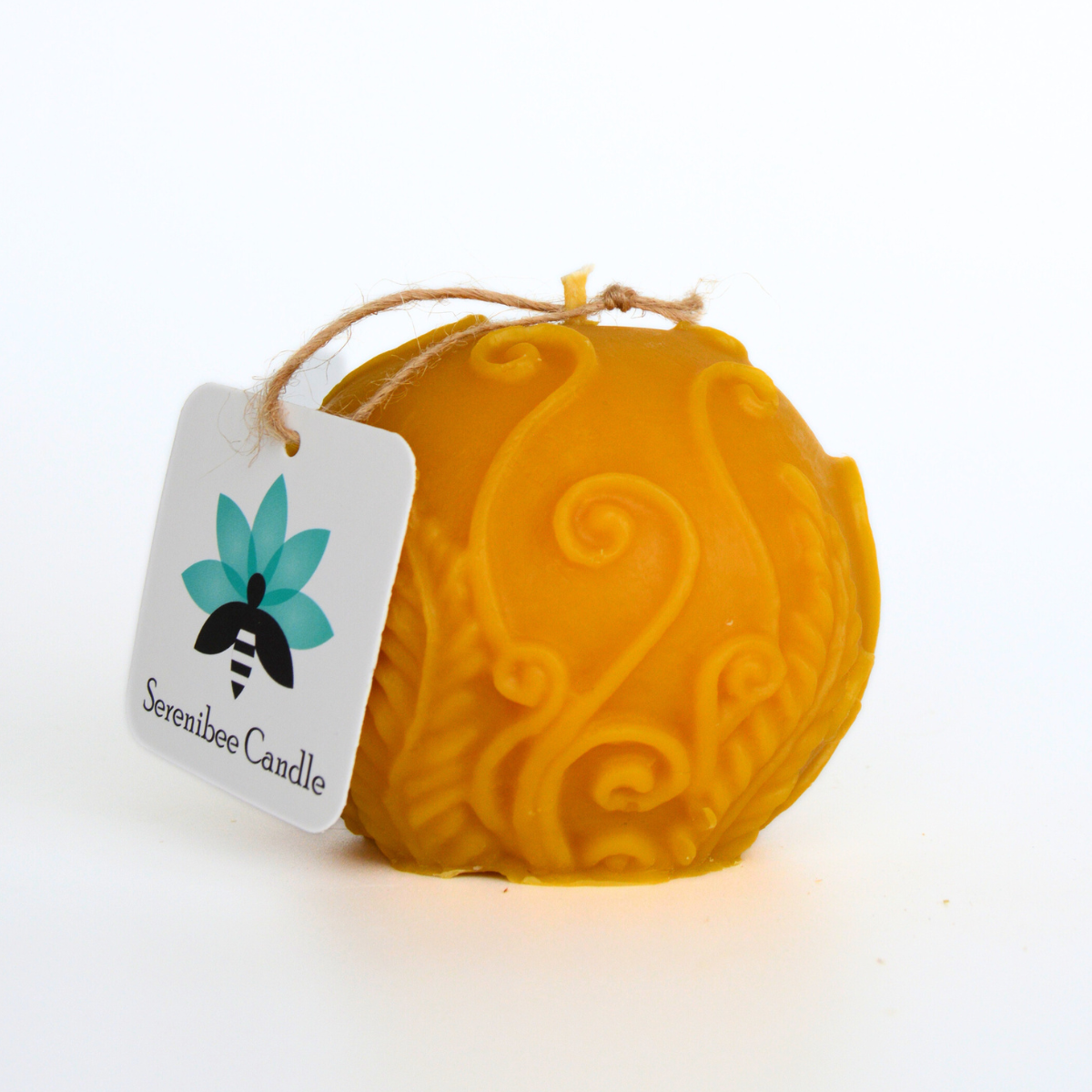Decorative Sphere Beeswax Candle