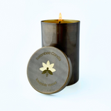 Serenibee 100% Pure Beeswax Brass Candle