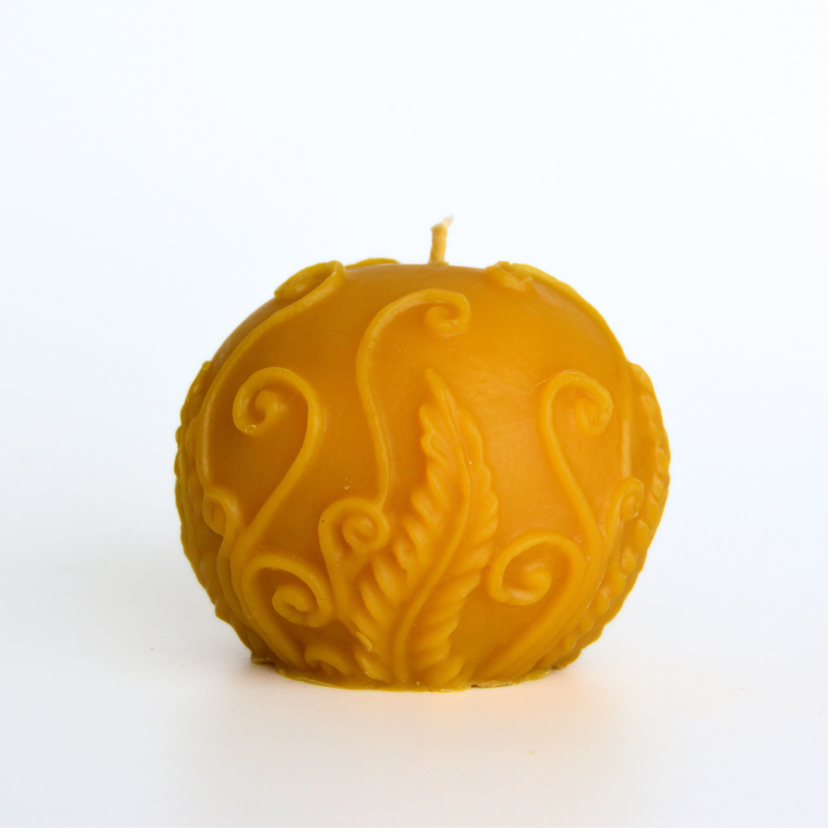 Decorative Sphere Beeswax Candle