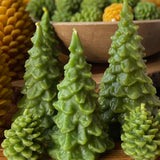 Beeswax Fir Tree Candle Set