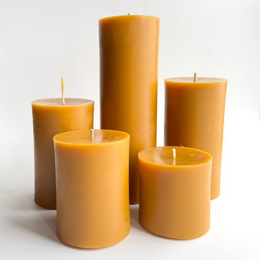 Pillar Beeswax Candles