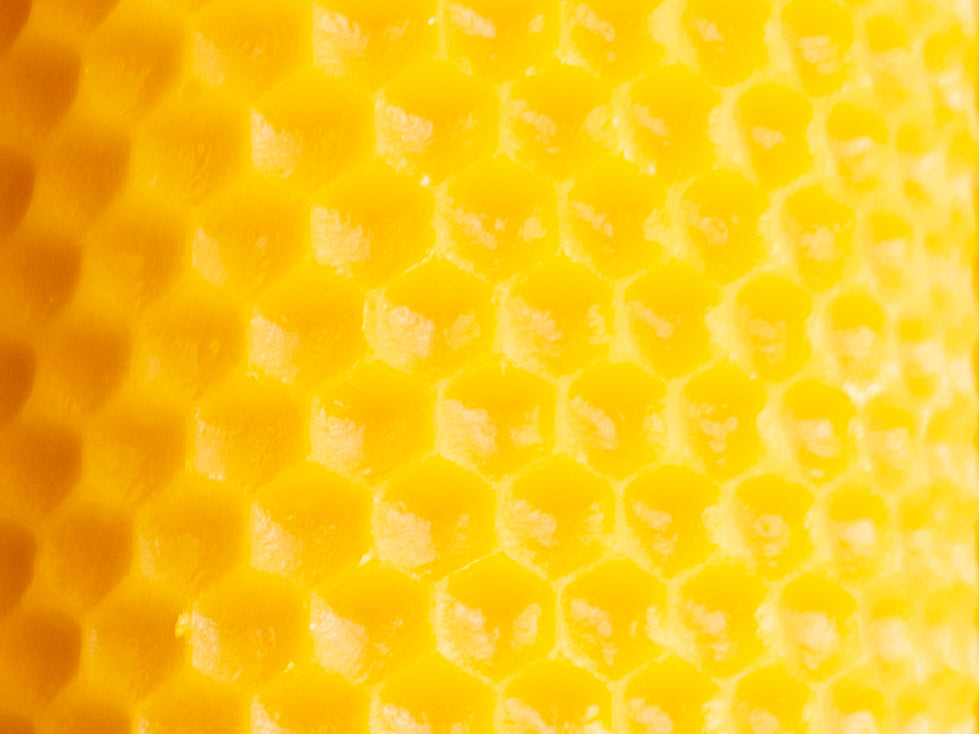 Decorative Pillar Beeswax Candle