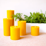 Serenibee 100% Pure Beeswax Pillar Candles