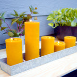 Serenibee Beeswax Pillar Candles
