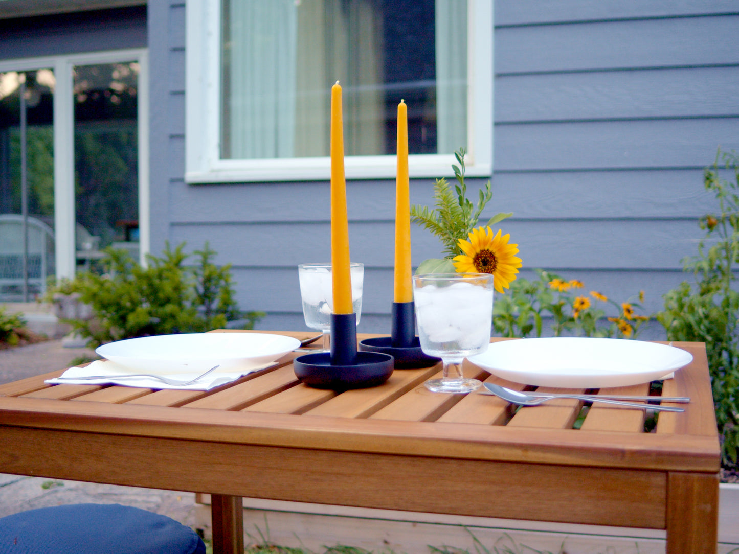 Beeswax Taper Candle Set