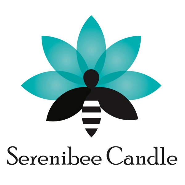 Serenibee 100% pure beeswax candles and products, logo transparent