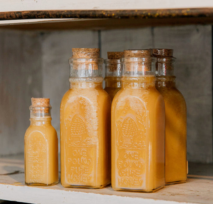 Vintage Raw Honey Jar