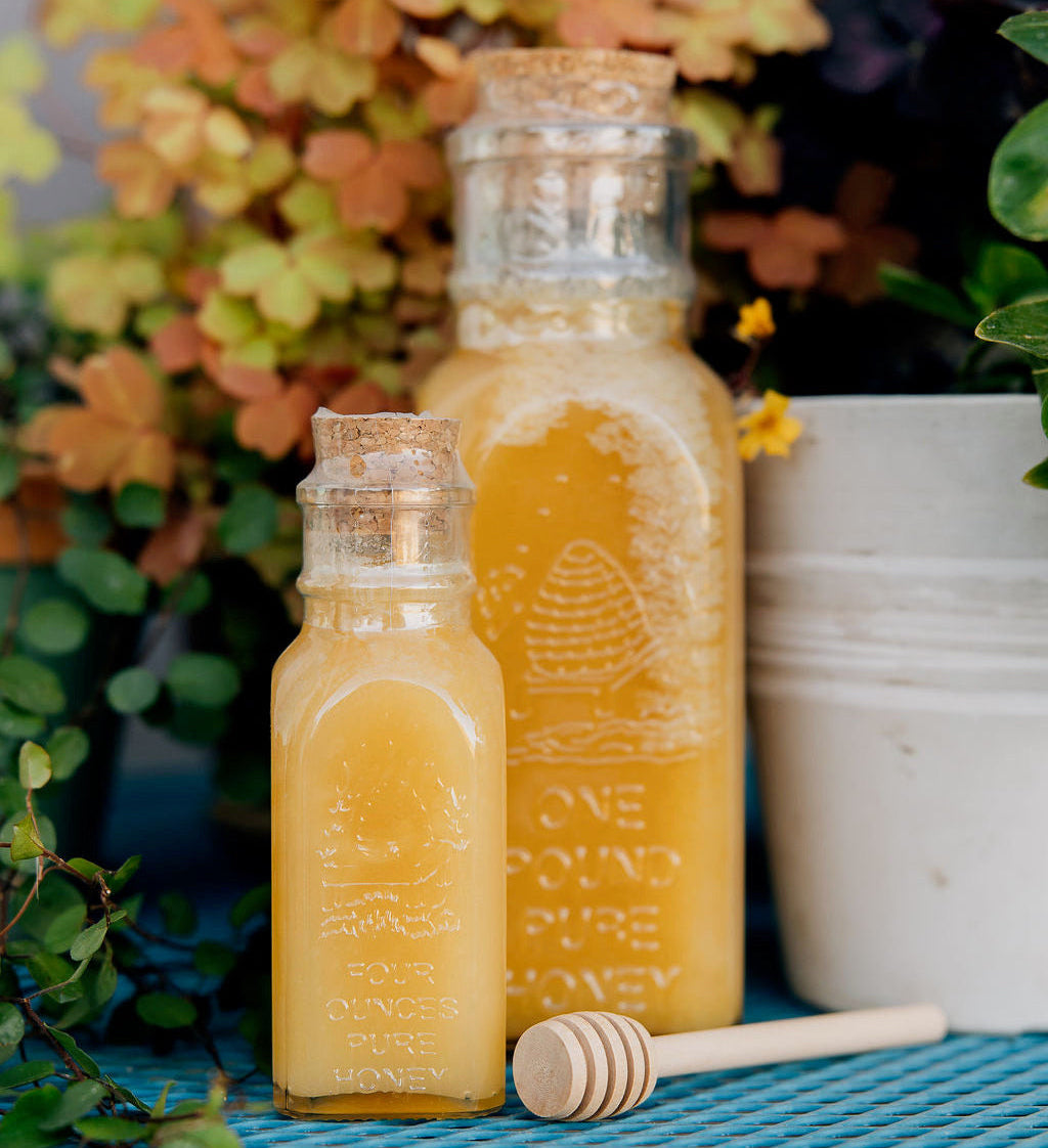 Vintage Raw Honey Jar