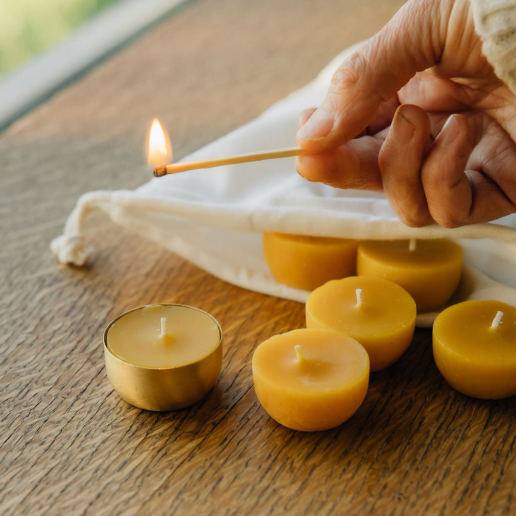 Reusable Brass Tea Light Candle Holders