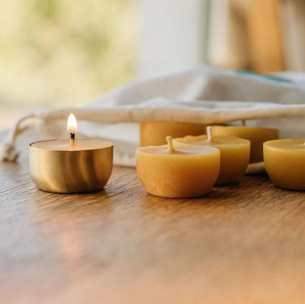 Reusable Brass Tea Light Candle Holders