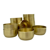 12 Reusable Brass Tea Light Cups