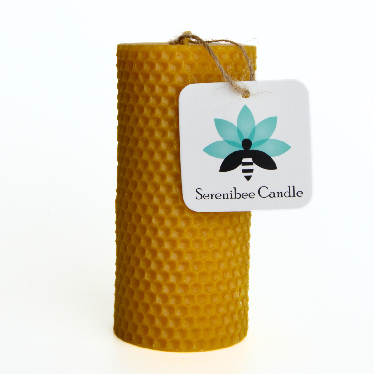 Decorative Pillar Beeswax Candle