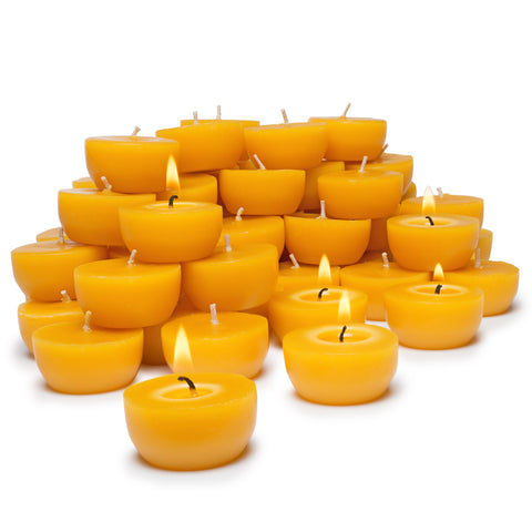Beeswax Tea Lights Bulk Refill – Serenibee Candle