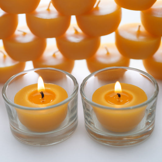 Reusable Glass Tealight Candle Holders